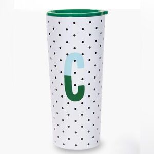 Kate Spade Sparks of Joy Stainless Steel Tumbler 24oz Double Wall Insulated, C